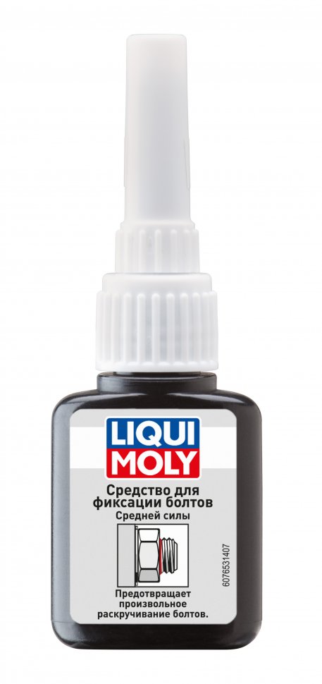 38017653 — Фиксатор резьбы средней фиксации (55с+150с) 10мл LIQUI MOLY LIQUI MOLY